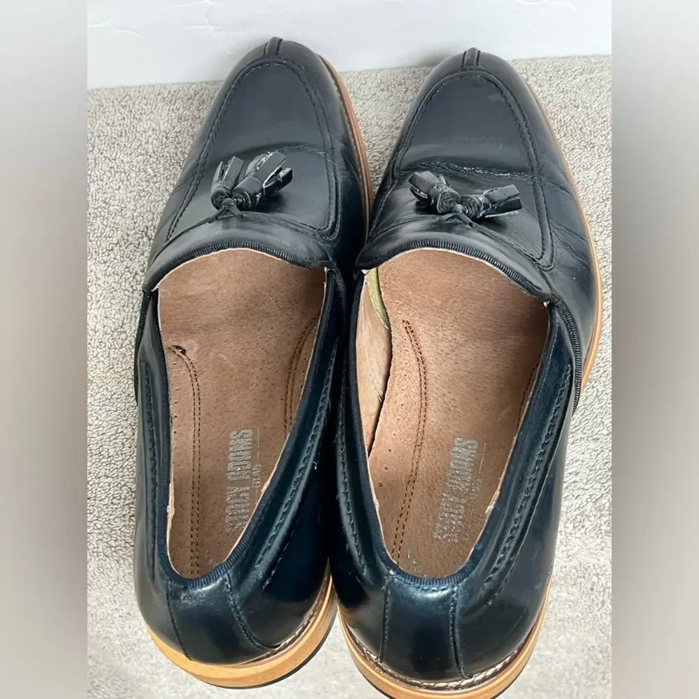 STACY ADAMS Men's Donovan Tassel Slip-on Loafer Oxford Size 11.5 M Color Black